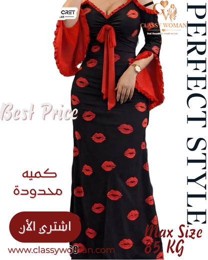 لانجري فستان “Red Kiss”