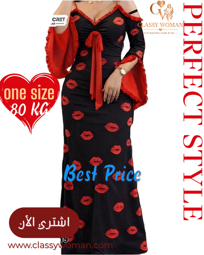 لانجري فستان “Red Kiss”