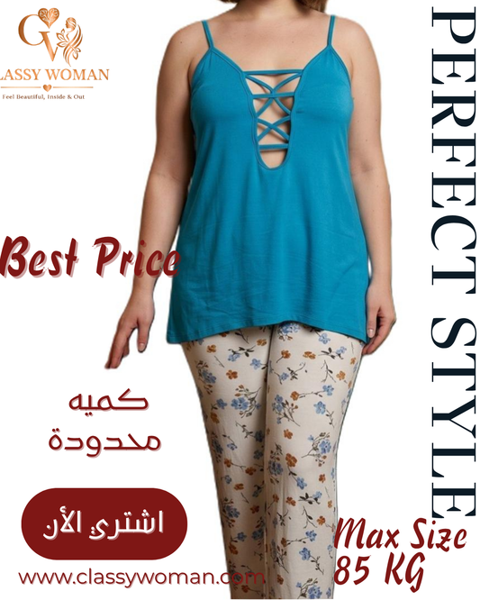 💖✨ بيجامة حمالات — دلع وأنوثة
