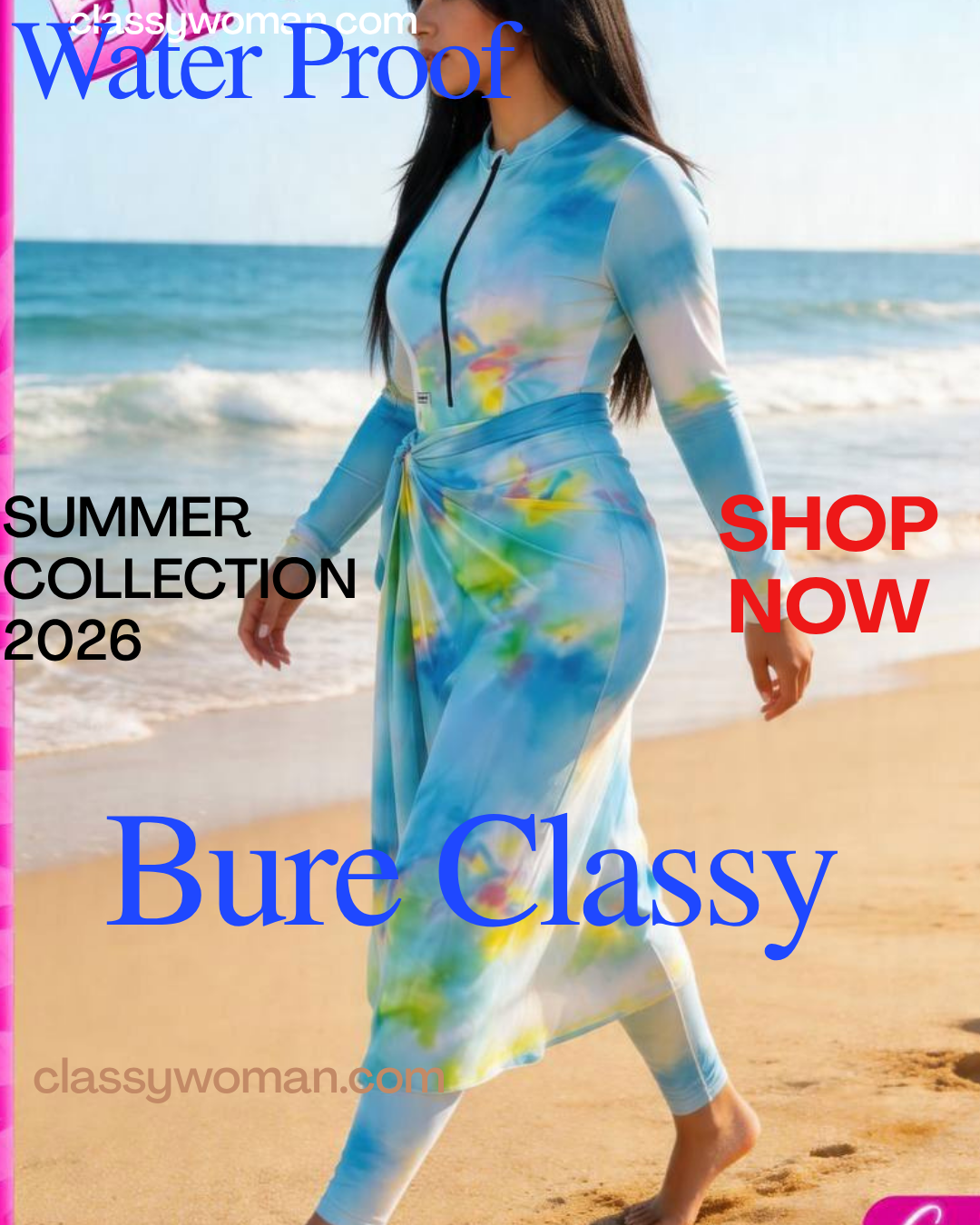 Tie-Dyeبوركيني  Diva Beach تصميم فريد من نوعه بطبعة